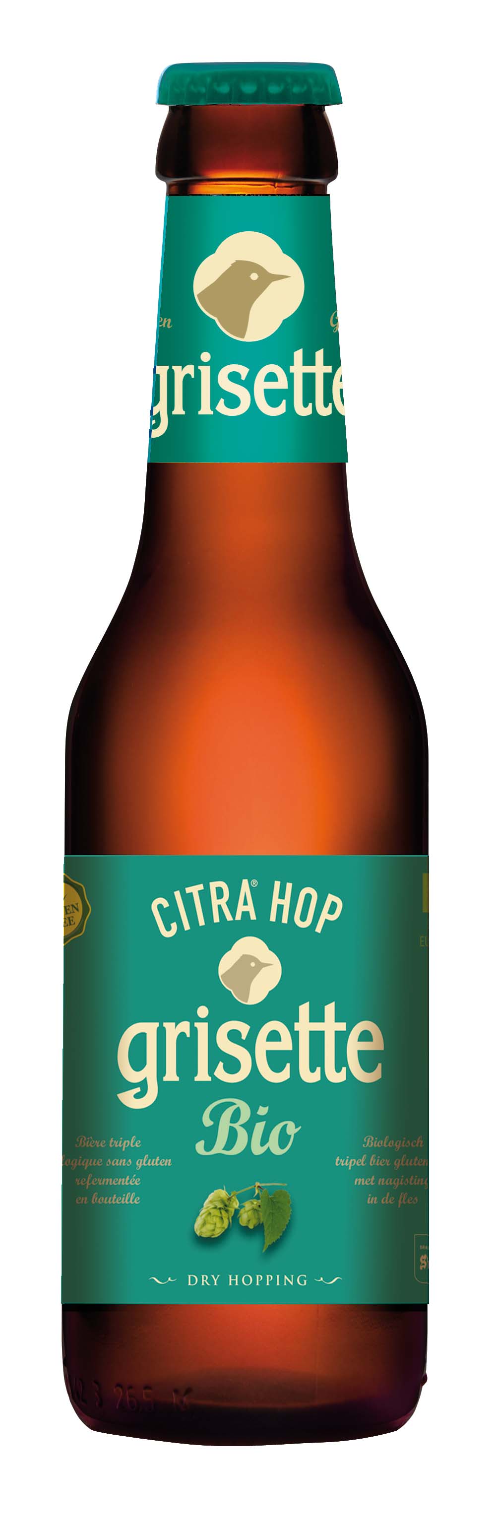 Grisette Citra hop sans gluten bio 0.25L 8% alc.